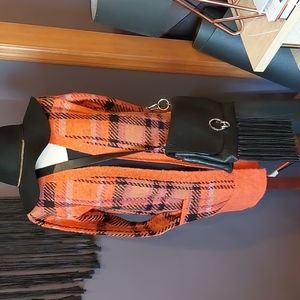 Lucky Brand Plaid Cardigan S